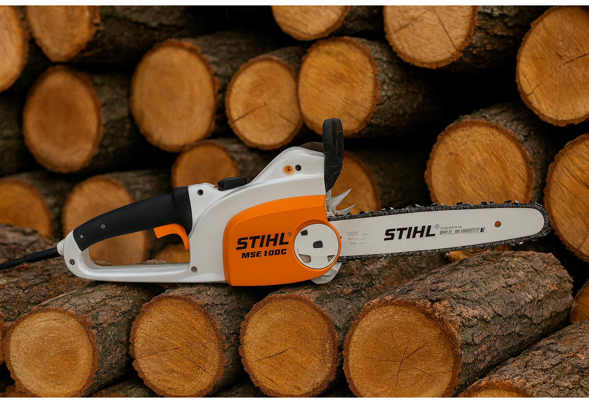 Απεικονίζεται το αλυσοπρίονο